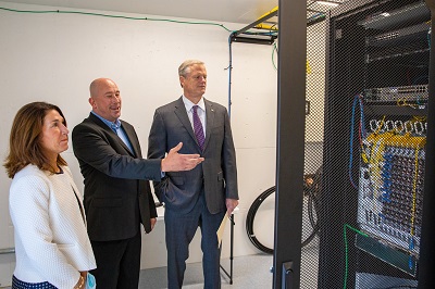 Gov Baker visits Berkshire network