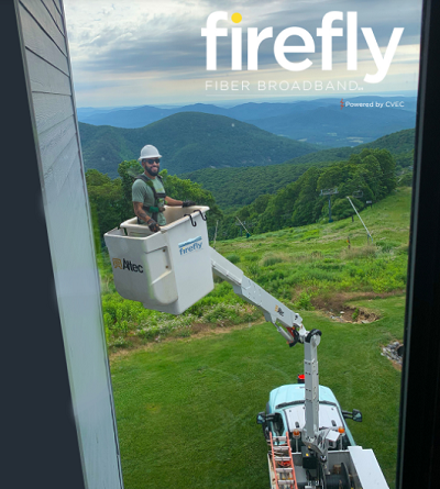 CVEC Firefly bucket truck