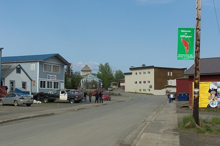 Downtown Dillingham, Alaska