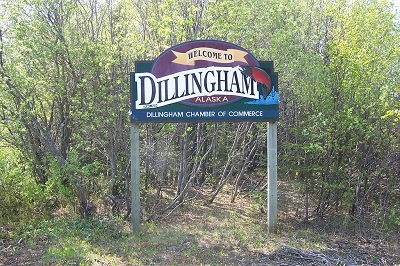 Welcome to Dillingham sign