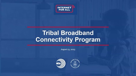 NTIA Tribal Connectivity Program logo NTIA Tribal Connectivity Program logo