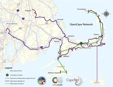 OpenCape Network map OpenCape Network map