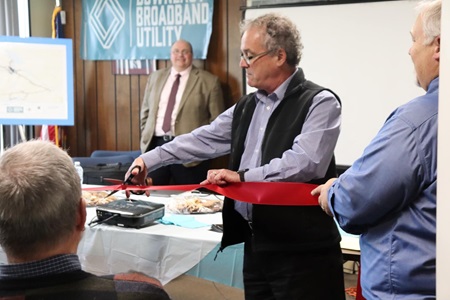 Maine Downeast Broadband Utility ribbon cutting Maine Downeast Broadband Utility ribbon cutting