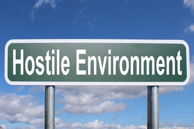 hostile environment sign