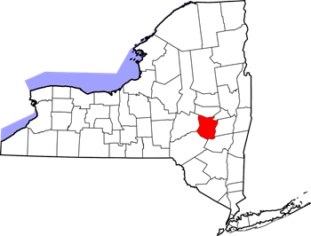Schoharie County NY map