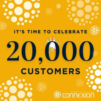 Fort Collins 20K subscriber celebration flyer