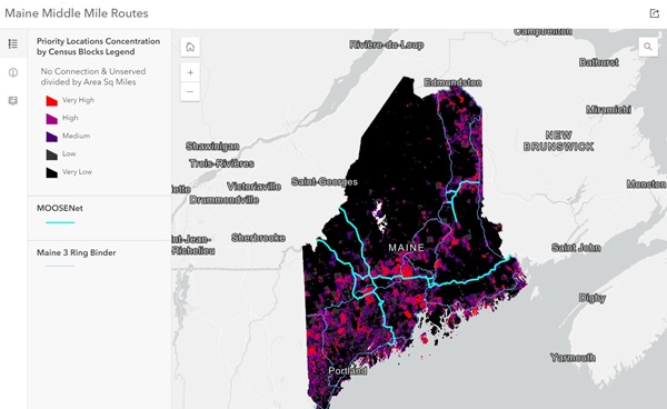 Maine Middle Map  Maine Middle Map