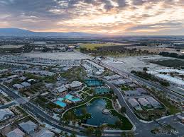 Indio CA aerial trilogy clubhouse