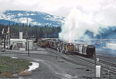Plumas County Portola CA train yard