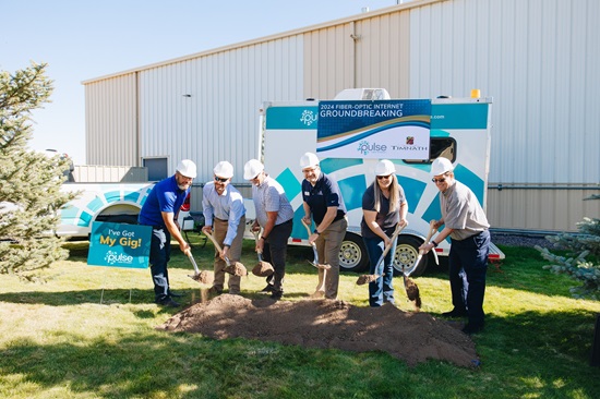 Timnath CO fiber network groundbreaking Timnath CO fiber network groundbreaking