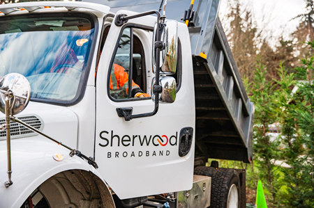 Sherwood Broadband dump truck