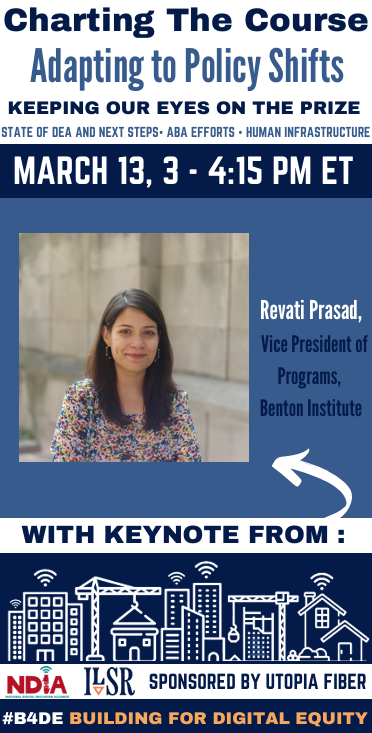 B4DE March 2025 flyer screenshot