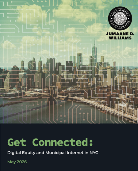 NYC Get Connected Report coversheet