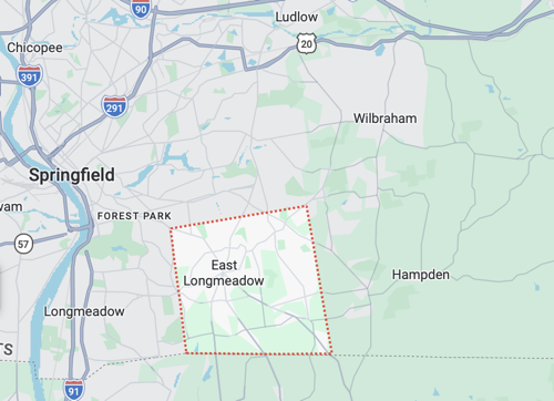 East Longmeadow map