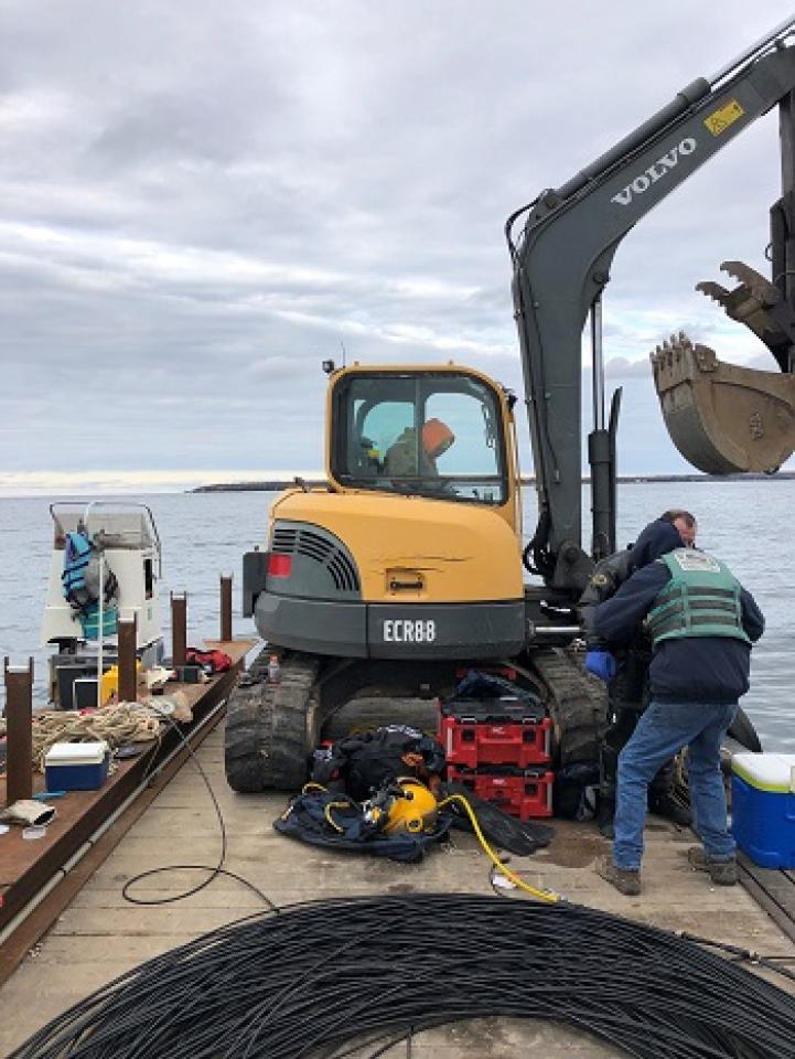 Washington Island Elec Coop build