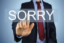 Sorry photo