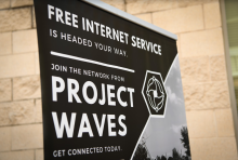 Project Waves sign Project Waves sign