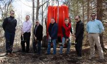 Dryden fiber groundbreaking