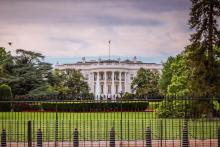 White House Cloudy Sky